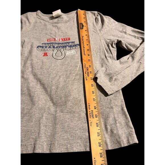 Vintage 2006 indianapolis Colts Shirt NFL NFC Conference Champions Long Sleeve M - Picture 5 of 8